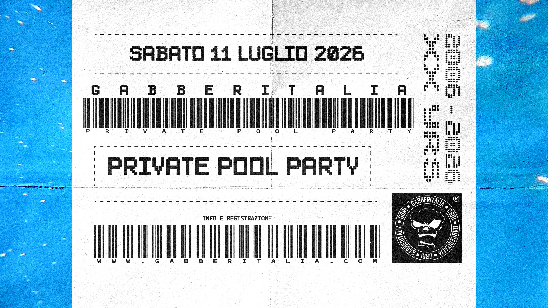 Gabberitalia Private Pool Party